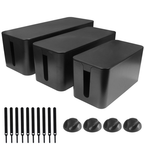 3pack cable management box - 3pack,