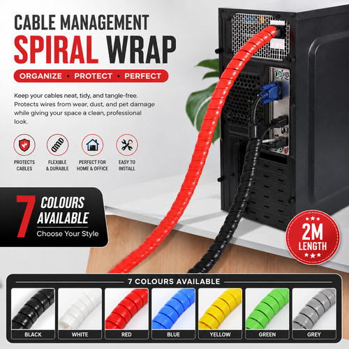 Spiral cable protector - cable, wire