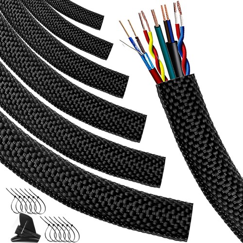 Braided split sleeving - braided,