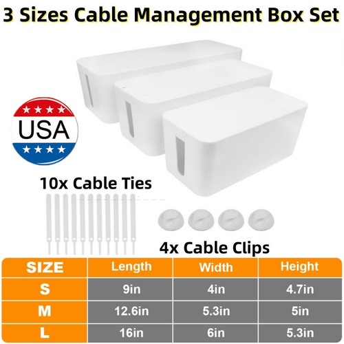 Set large cable management - large,